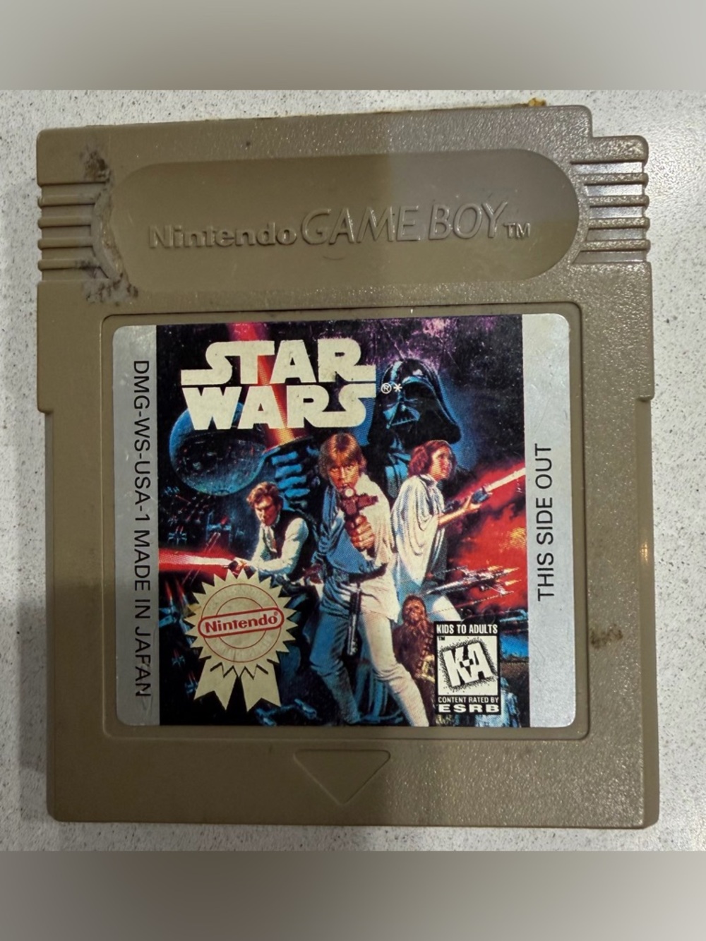Nintendo Game Boy Star Wars Cartridge - Gray